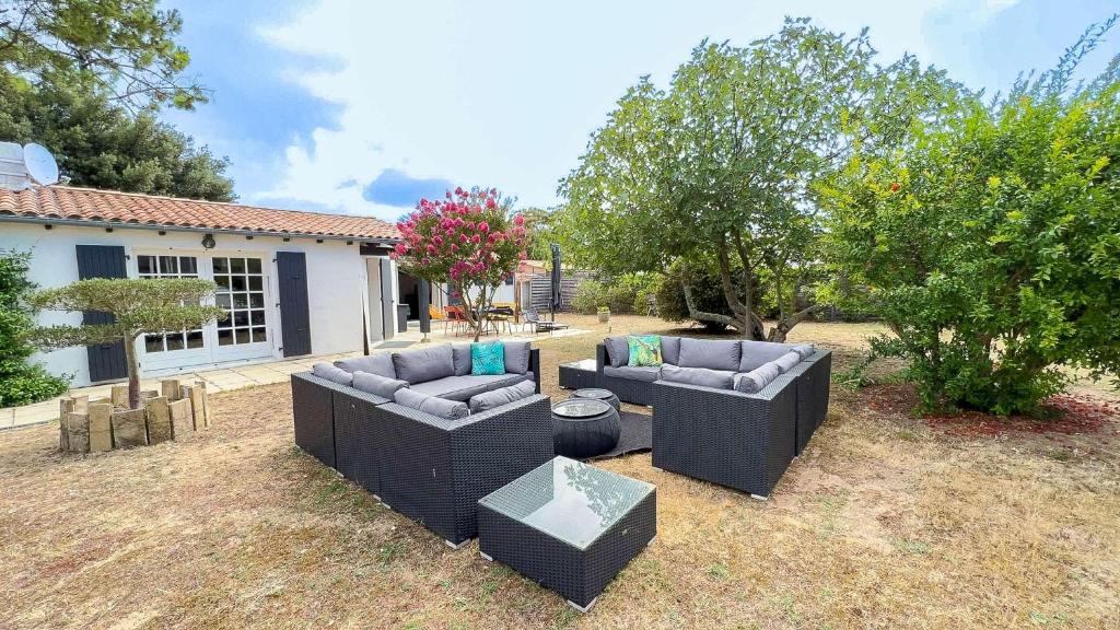 Zahrada ubytování Charmante maison avec annexe - jardin - parking - proche plages