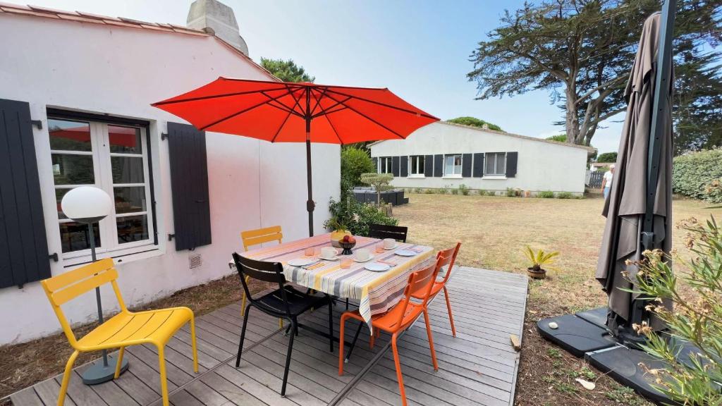 Zahrada ubytování Charmante maison avec annexe - jardin - parking - proche plages