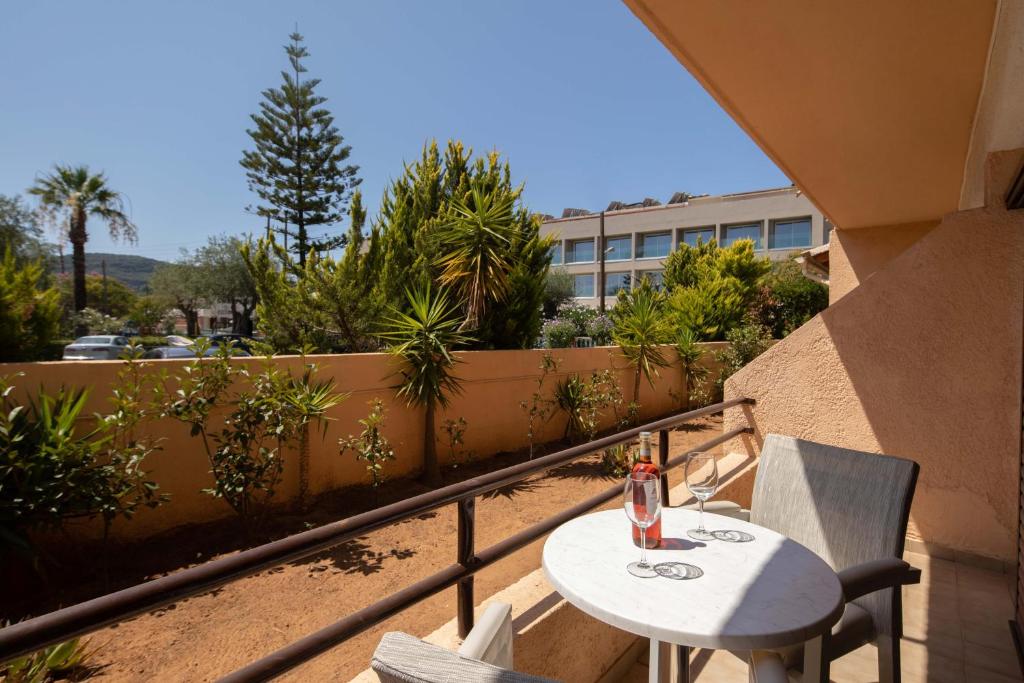 Balkón nebo terasa v ubytování Hotel Rossis