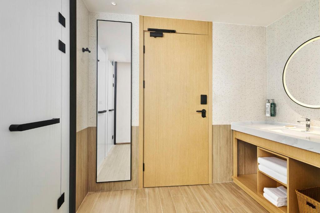 Koupelna v ubytování Hilton Garden Inn Zhuhai Jinan University