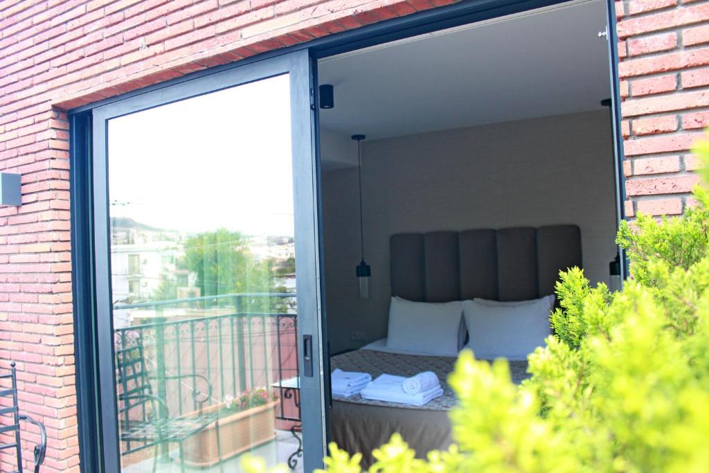 Balkón nebo terasa v ubytování Hotel Winoterra
