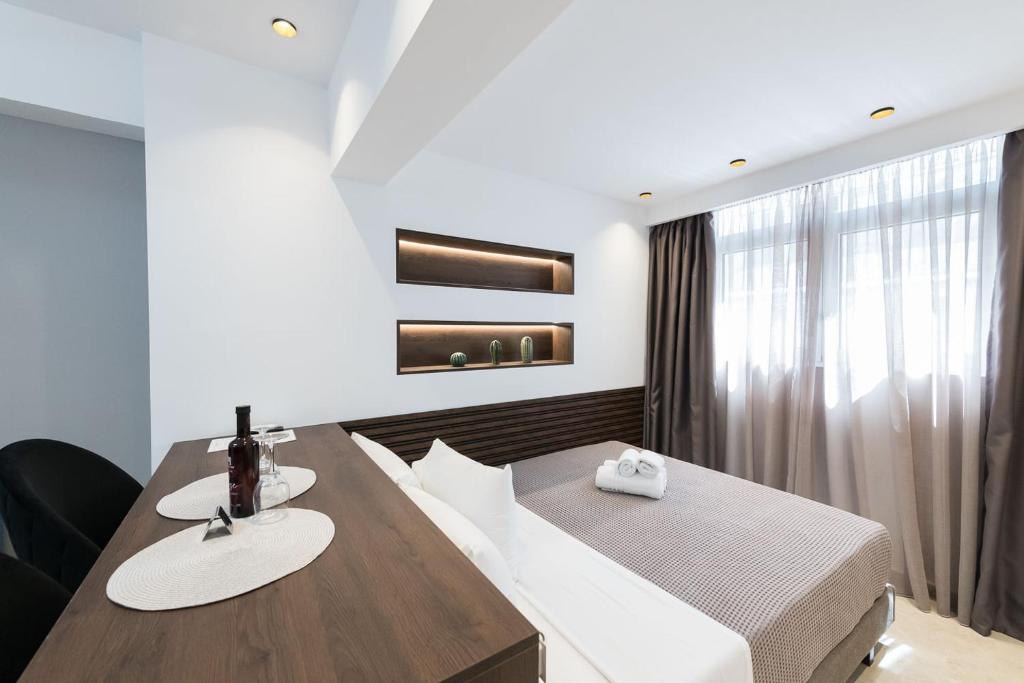 Postel nebo postele na pokoji v ubytování Porto Sea View Apartments