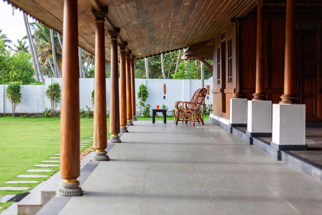 Zahrada ubytování Deshadan's Tarangi Beach Villas,Marari