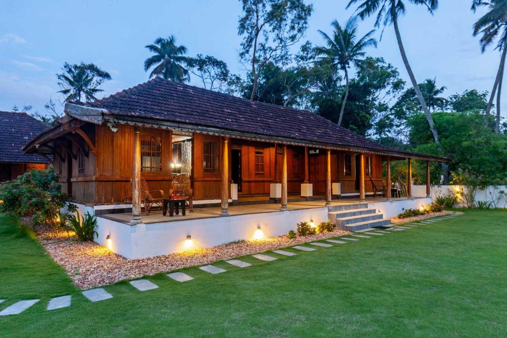 Zahrada ubytování Deshadan's Tarangi Beach Villas,Marari