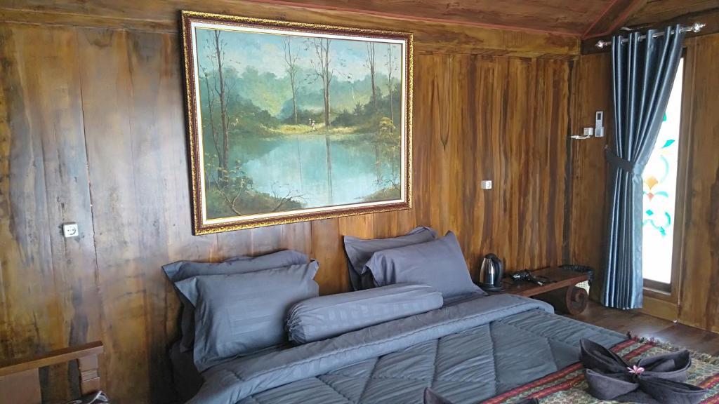 Posezení v ubytování Bujak Permai Villa Matahari Lombok NTB