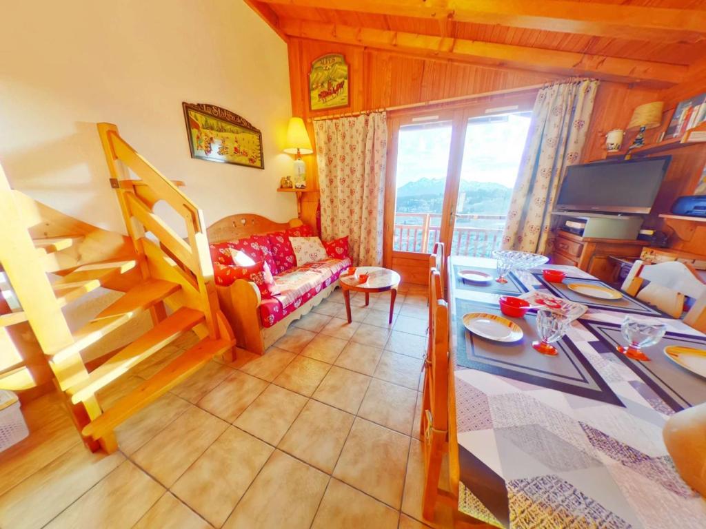 Photo de la galerie de l'établissement Appartement cosy 2 pièces, 6 pers, Les Saisies, balcon - FR-1-594-116, à Hauteluce