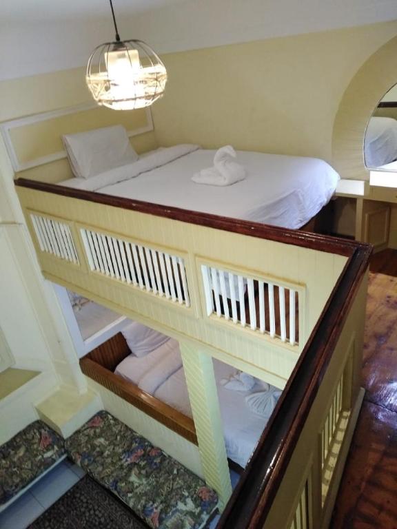 Postel nebo postele na pokoji v ubytování Hotel Panorama