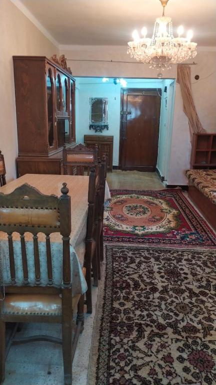 Posezení v ubytování Ismailia - Elnouras compound
