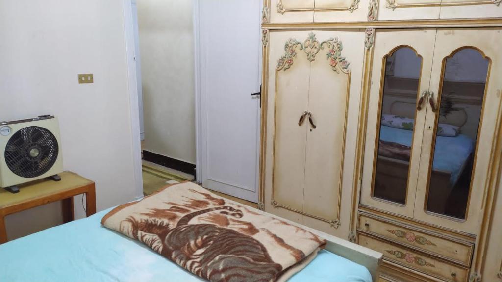 Postel nebo postele na pokoji v ubytování Ismailia - Elnouras compound