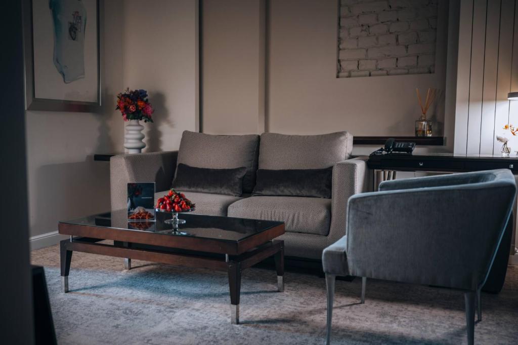 Posezení v ubytování Boutique Hotel Townhouse 27