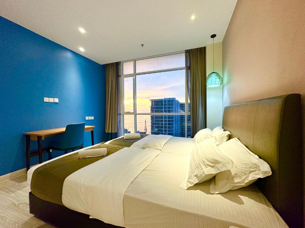 M Centro City Centre @ Gaya Street by Sunset Seaview Vacation Condos - Appartement Avec Vue Sur La Mer