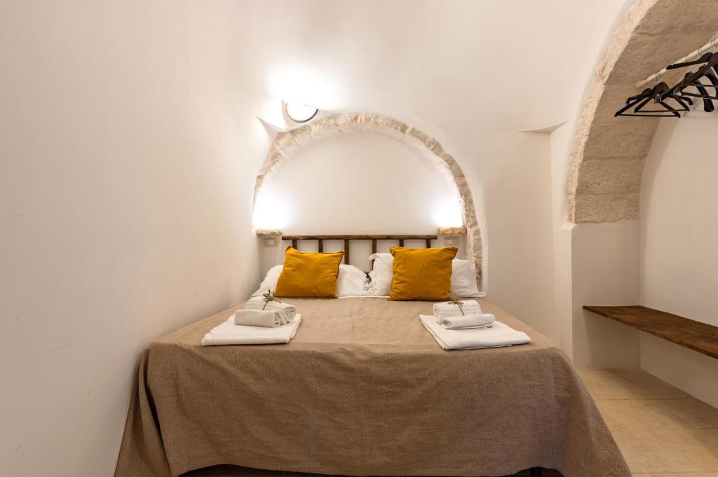 Posteľ alebo postele v izbe v ubytovaní IL VIGNETO SOLE&LUNA con PISCINA PRIVATA