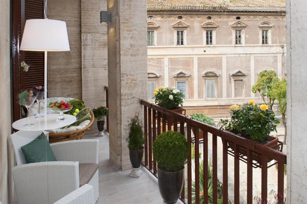 Balkon lub taras w obiekcie Terrazza Marco Antonio Luxury Suite