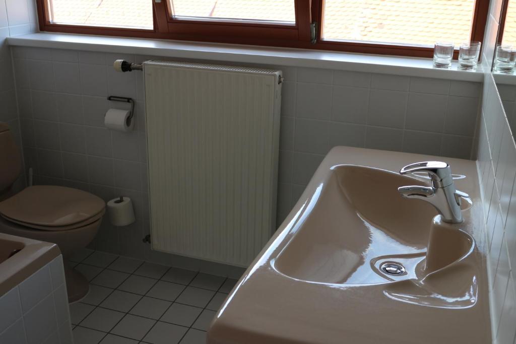 Kúpeľňa v ubytovaní Provianthaus