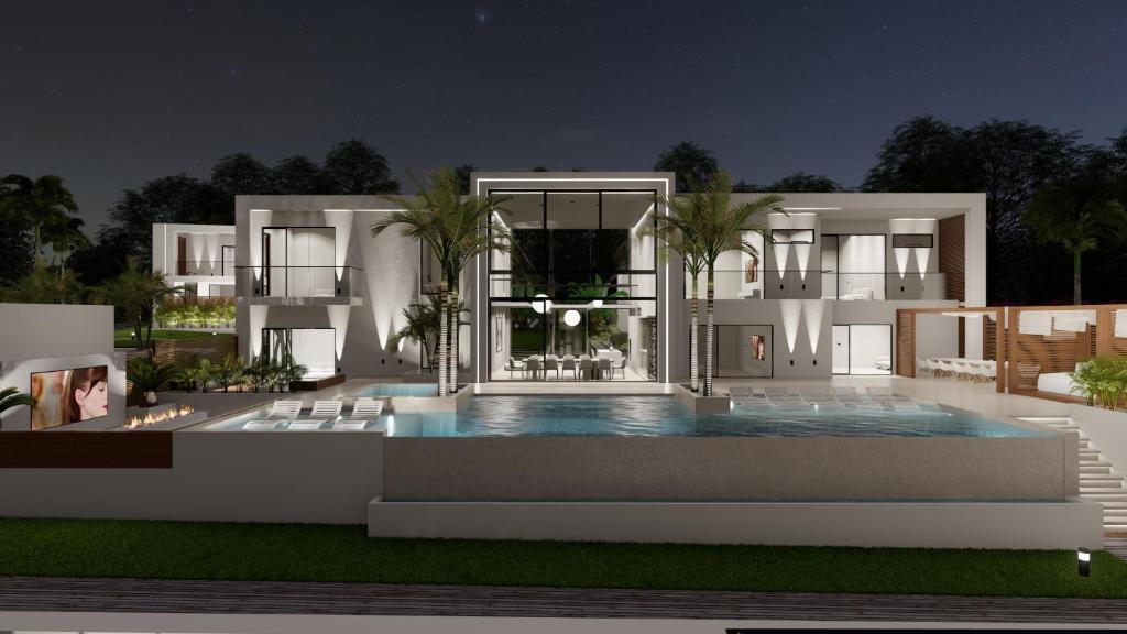 Πισίνα στο ή κοντά στο Ama Villas - Entire Estate