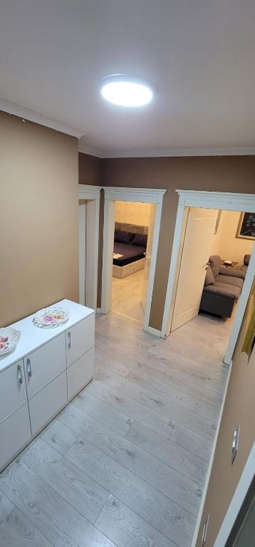 Postel nebo postele na pokoji v ubytování New Bazar Luxury Apartment