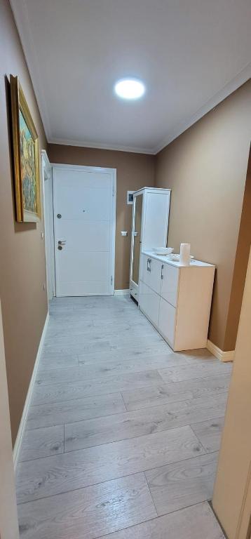 Kuchyň nebo kuchyňský kout v ubytování New Bazar Luxury Apartment