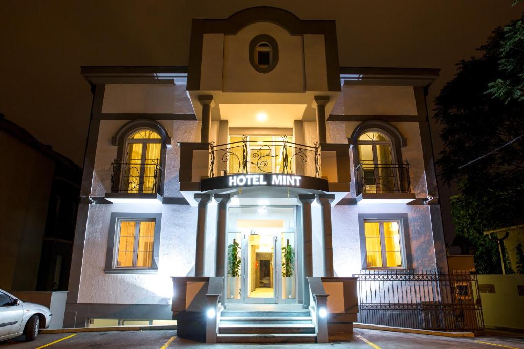 Exteriér nebo vchod ubytování Garni Hotel Mint