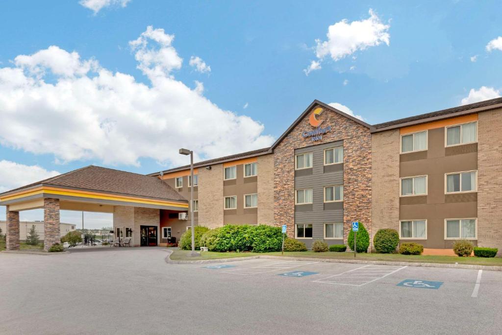 a rendering of a hotel with a parking lot at Comfort Inn in Bangor