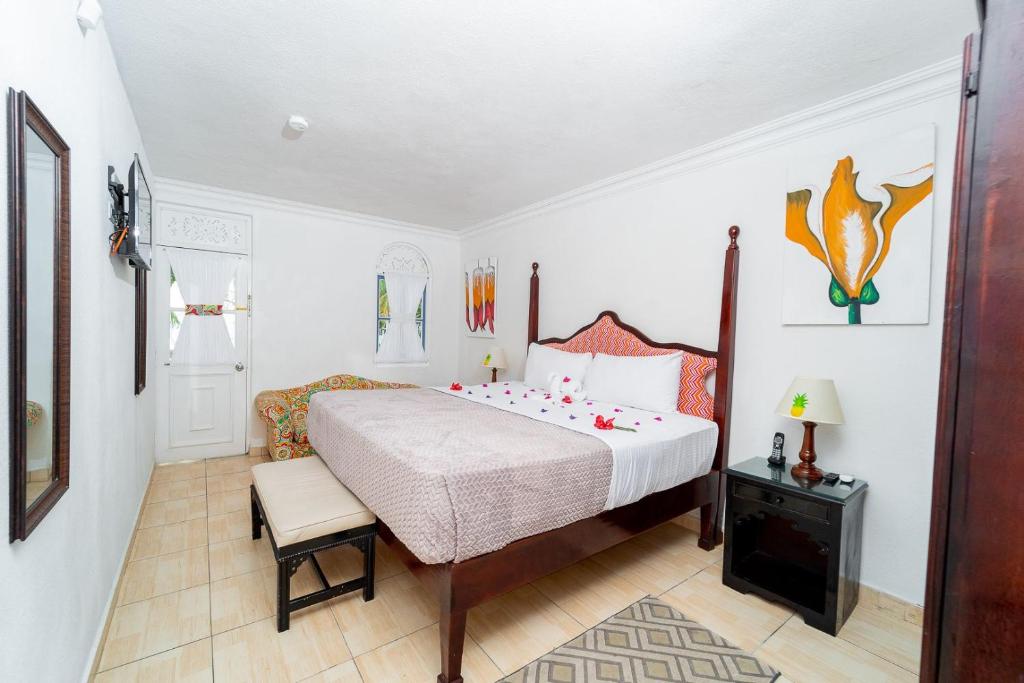 Voodi või voodid majutusasutuse Franklyn D Resort & Spa All Inclusive toas