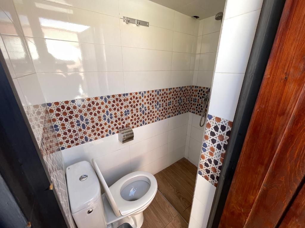 Koupelna v ubytování Sun Hostel