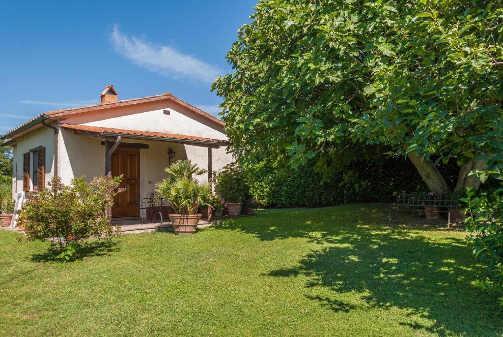 A garden outside Fattoria dei Cavalieri