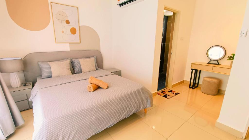 Kulai D'Putra Suites 1min to ioiMall near JPO, Senai Airport - Apartment Mit Zwei Schlafzimmern