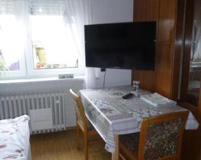 TV a/nebo společenská místnost v ubytování Maja