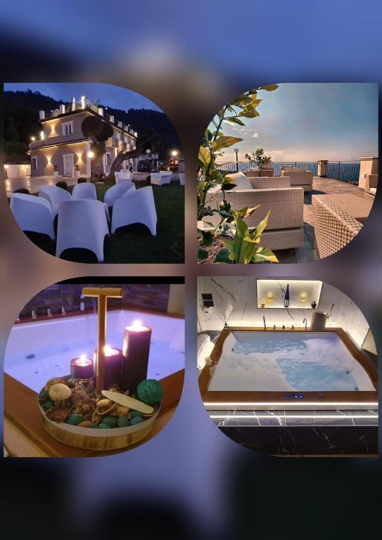 TV a/nebo společenská místnost v ubytování Suite Pizzo jacuzzi rooms
