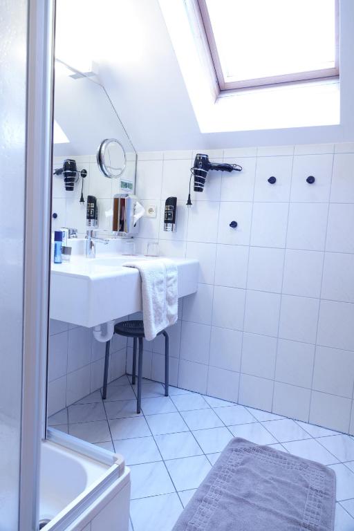 Koupelna v ubytování Hotel Malteinerhof