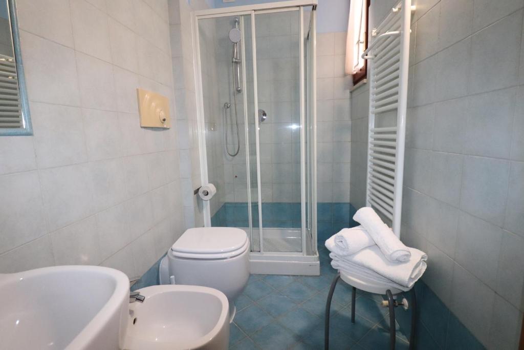 Koupelna v ubytování Hotel Rio Umbertide