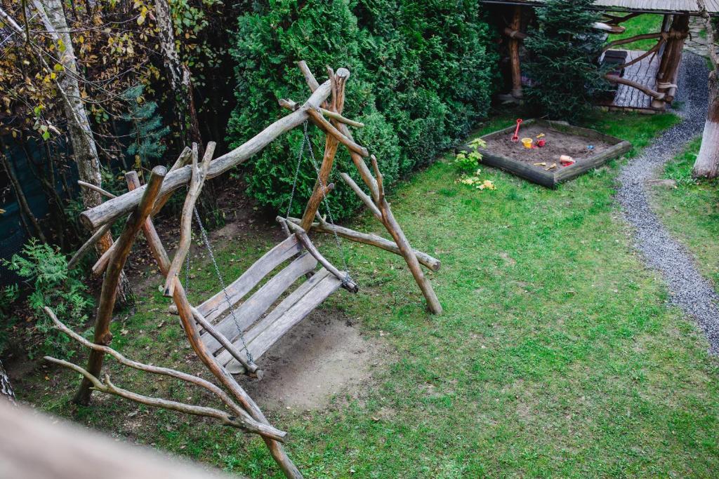 Zahrada ubytování Kolyba Opryshkiv