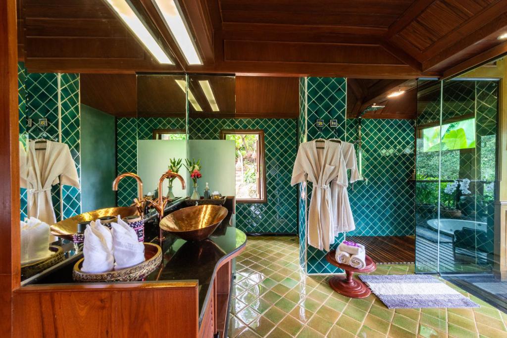 Posezení v ubytování Kanlaya's Eyrie, Luxury Homestay