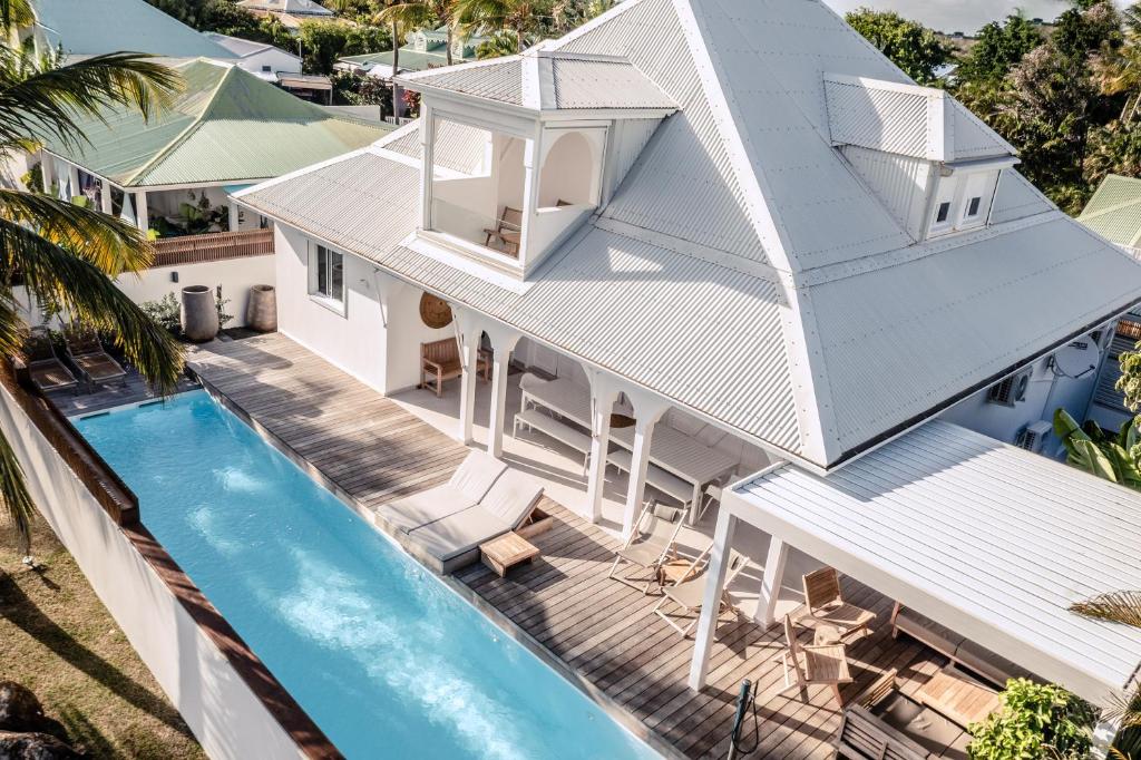 Hồ bơi trong/gần Villa Charles - Grand standing 2 piscines, vue mer