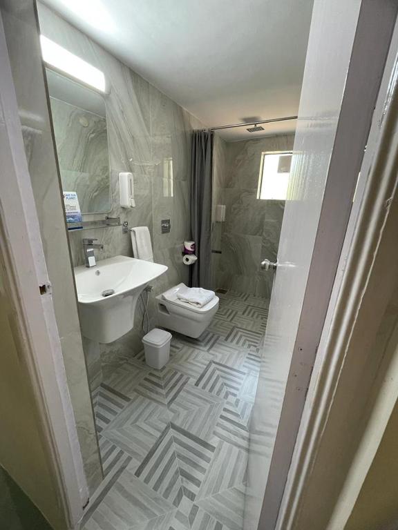 Koupelna v ubytování Joets Guesthouse
