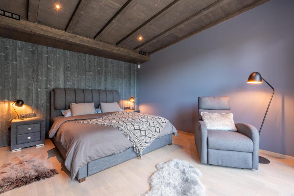 Postel nebo postele na pokoji v ubytování Dream Corner Nordic