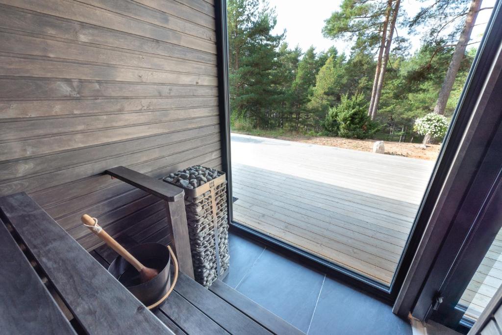 Balkón nebo terasa v ubytování Dream Corner Nordic