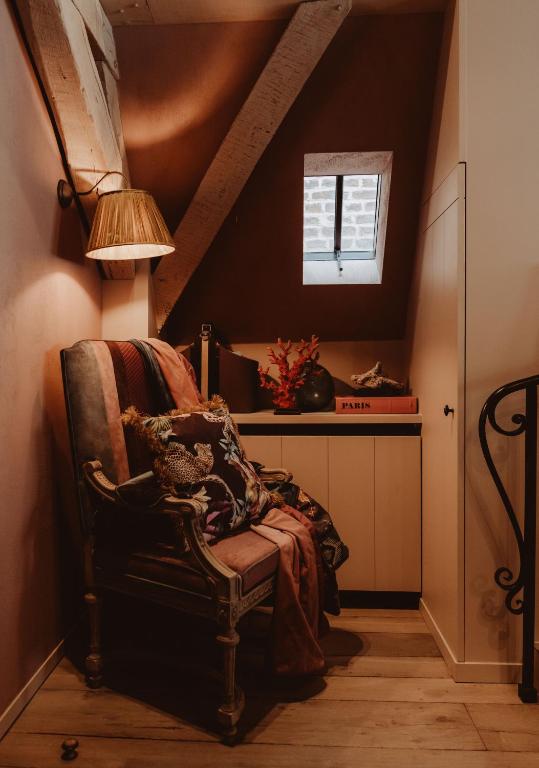 Posezení v ubytování Cobergher Hotel