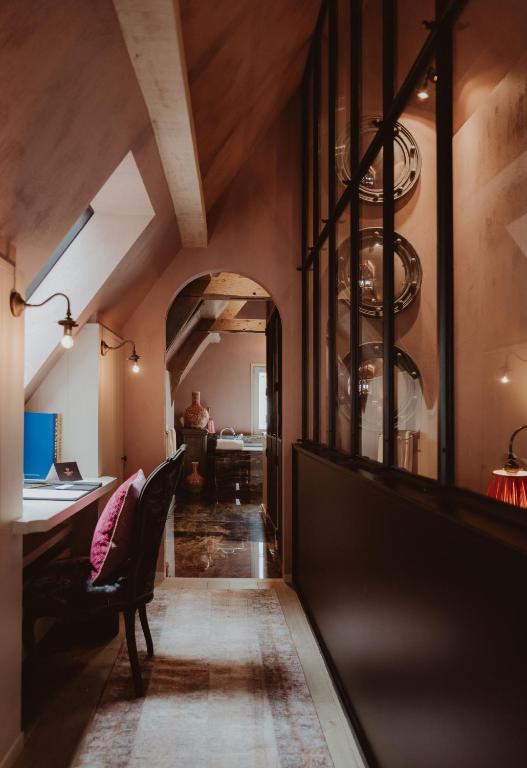 Posezení v ubytování Cobergher Hotel