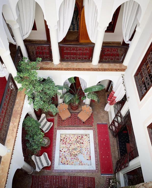 Posezení v ubytování Riad Anais Marrakech