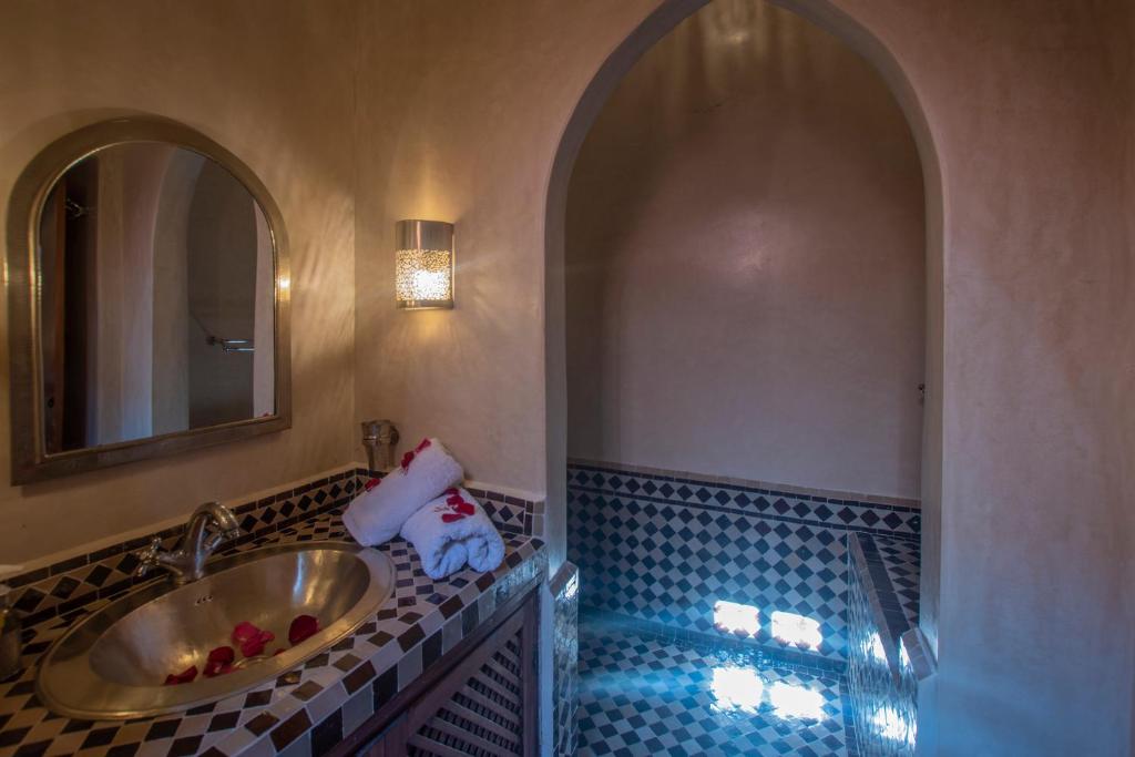 Posezení v ubytování Riad Anais Marrakech