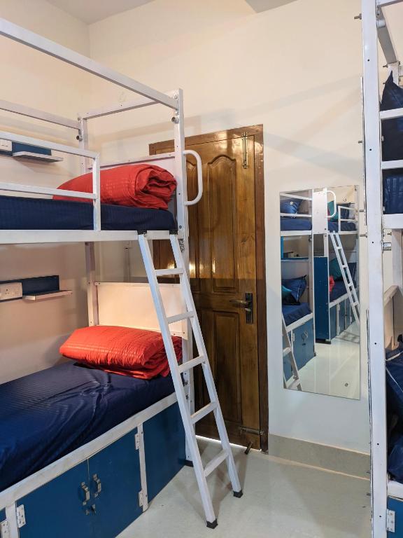 Palanda nebo palandy na pokoji v ubytování Mezenga 2 - Premium Backpackers Hostel