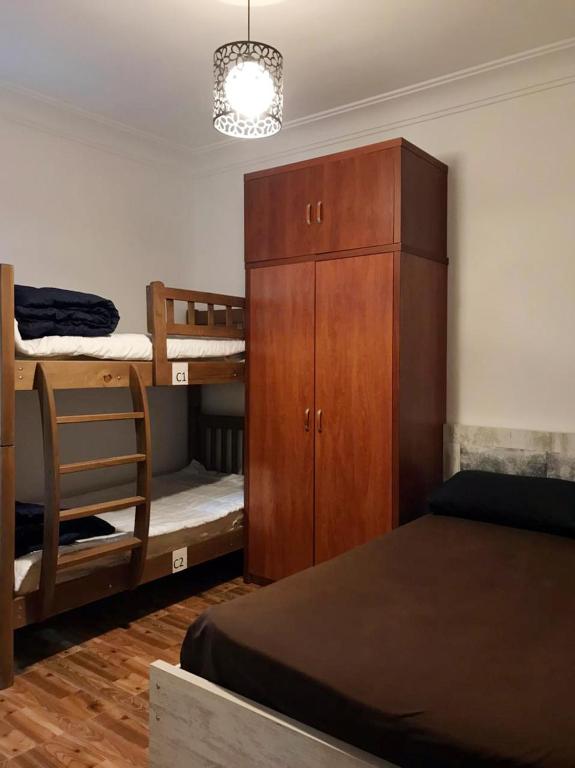 Postel nebo postele na pokoji v ubytování Good night