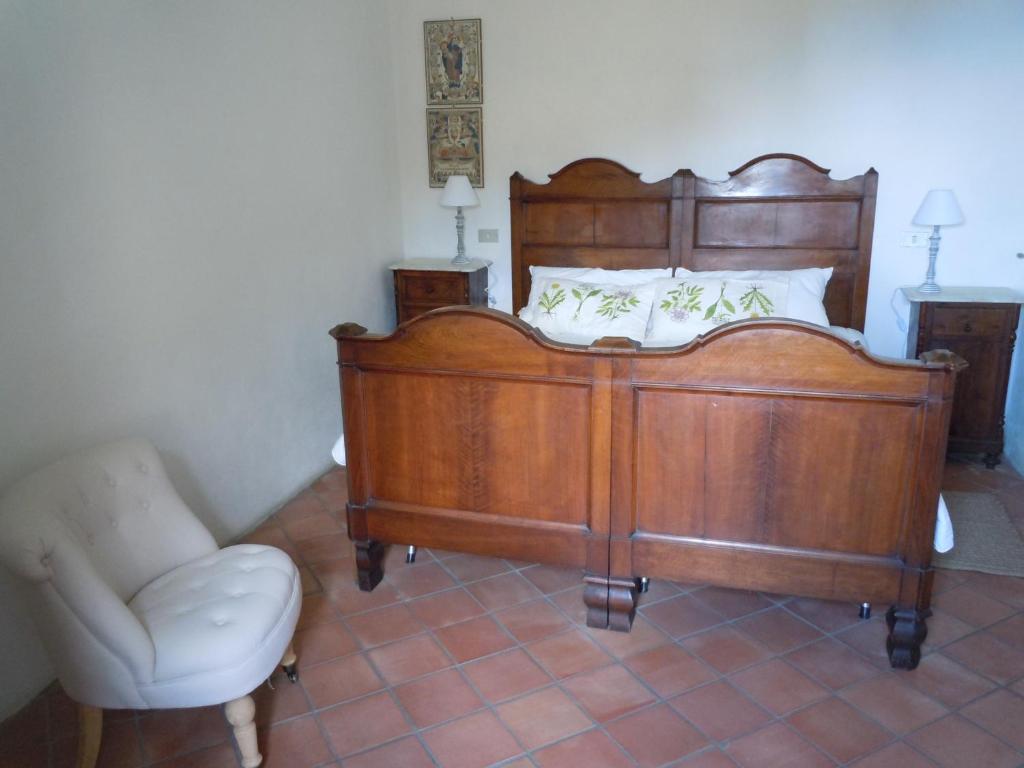 A bed or beds in a room at Apartment Casa Gianfrati