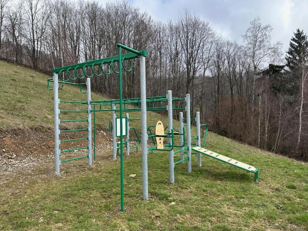 Herní místnost nebo prostor pro děti v ubytování Rodinný apartmán Bratrouchov