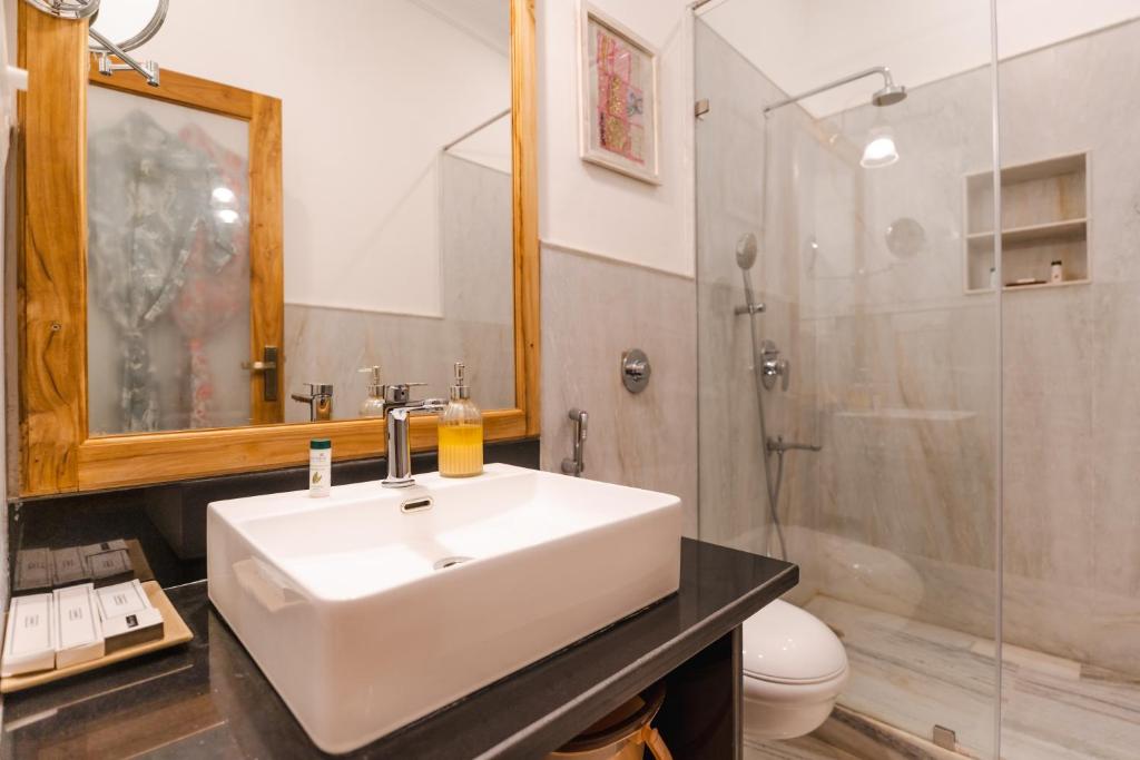 Koupelna v ubytování Hotel Jasmin Home
