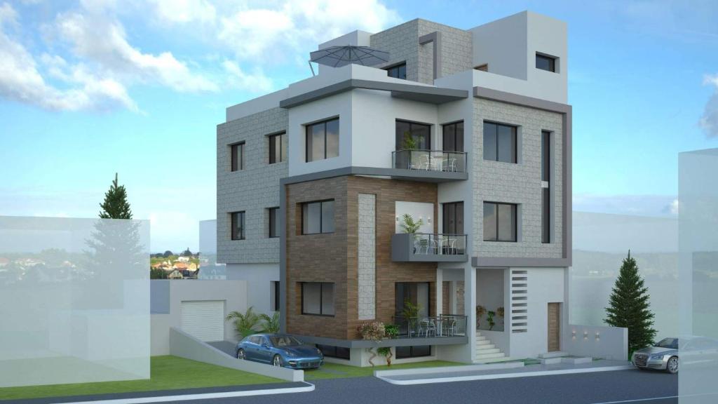 a rendering of a building at Dar Nejib Apparts S1 S2 S3 et villa S4 in Nabeul