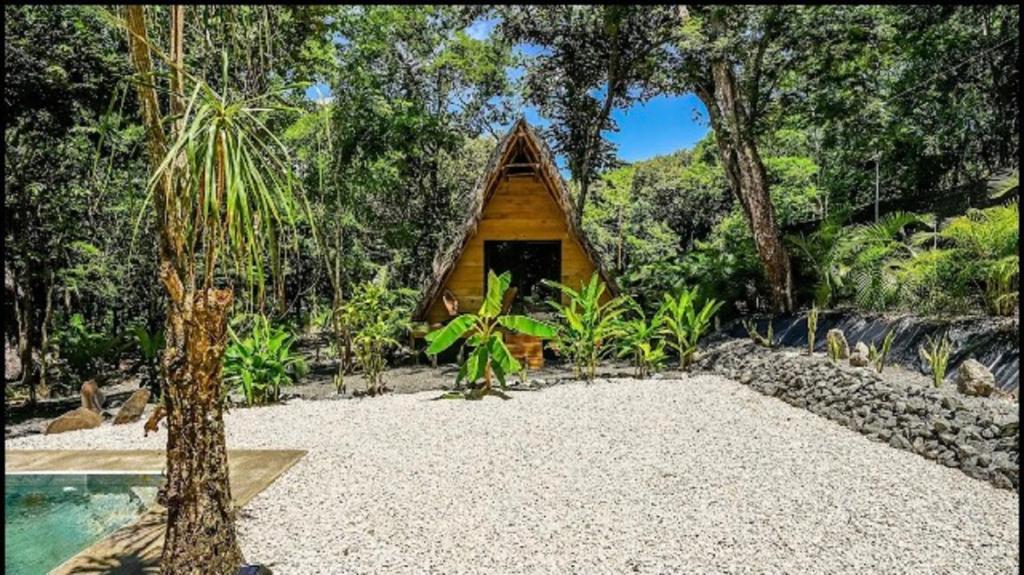 Zahrada ubytování Cabinas de Lou Eco Lodge TAMARINDO