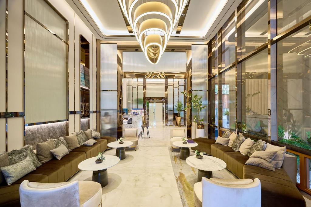 Posezení v ubytování Pattaya North Apartments ONCE - by Hilton group