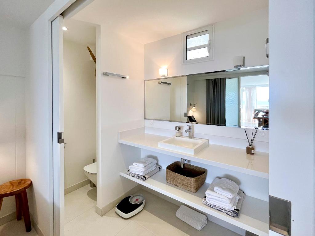 Koupelna v ubytování Appartement Toucan - Grand standing pleine vue mer